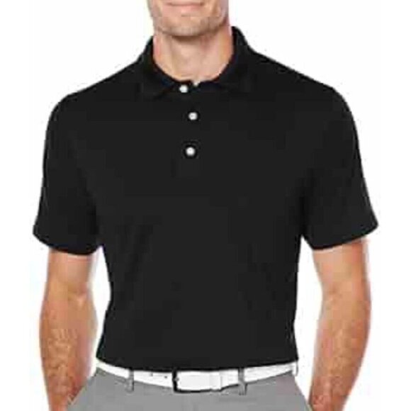COPY - PGA TOUR Airflux Polo Shirt Size XXL Men’s Black Short Sleeve Button - Picture 1 of 7